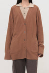 Mutedance 24 Autumn and Winter V-neck cashmere top series MD-MD24FW124-BROWN MD24FW123 MD24FW124